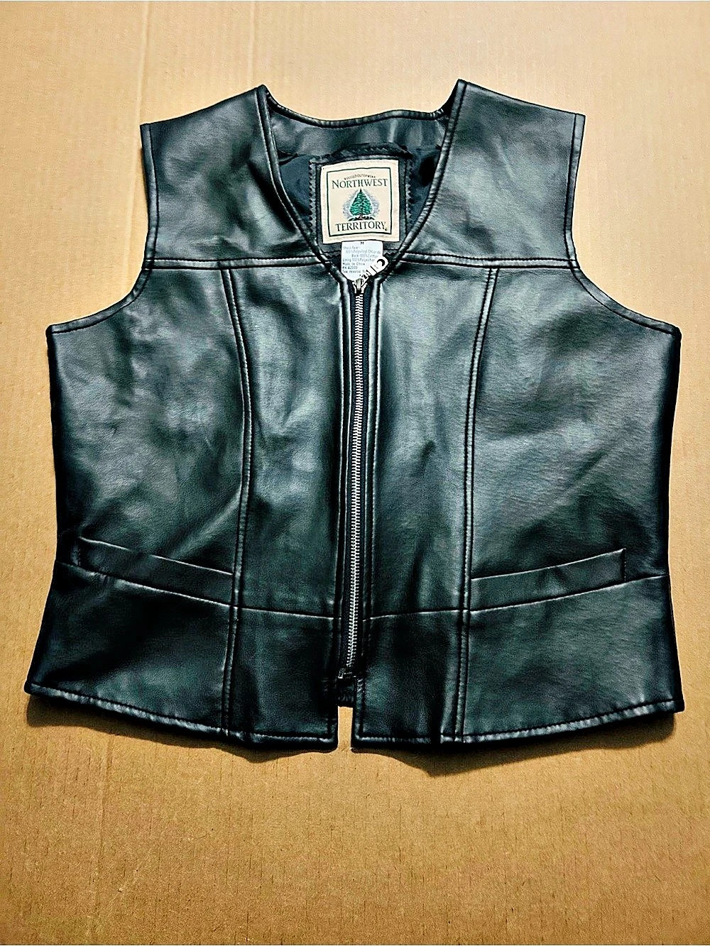 Northwest Territory Black Vest Like New